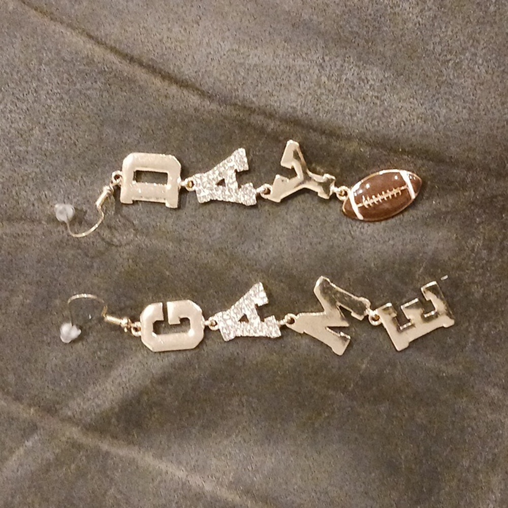 GAME DAY Football Earrings
